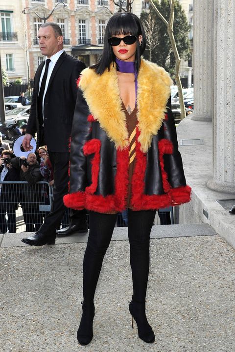 Rihanna's Paris Fashion Week Wardrobe - Rihanna at Paris Fashion Week