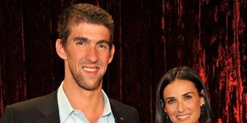 michael phelps and demi moore