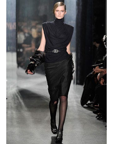 donna karan collection fall 2009 runway show donna karan