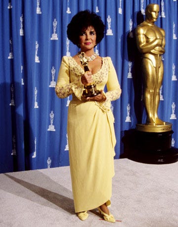 Elizabeth Taylor Best Dressed Red Carpet Photos Of Elizabeth Taylor In 1993