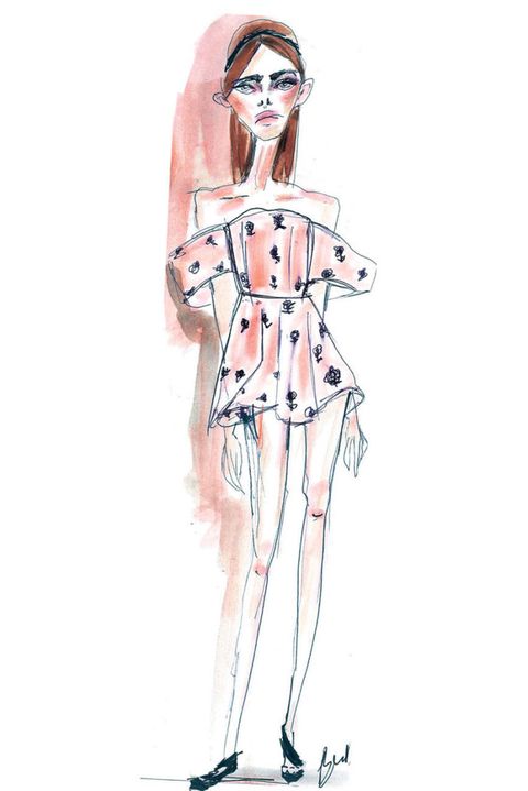 Spring 2014 Fashion Illustrations-Spring 2014 Top Looks