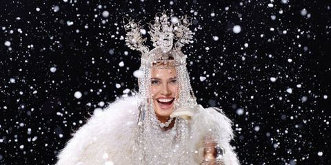 Happy, Headgear, Winter, Costume accessory, Space, Headpiece, Embellishment, Snow, Celebrating, Hair accessory, 