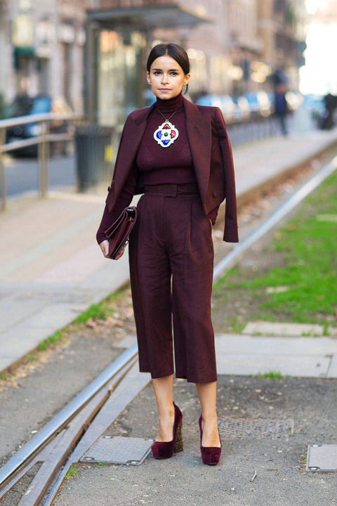 Miroslava Duma Street Style - Fashion Week Street Style