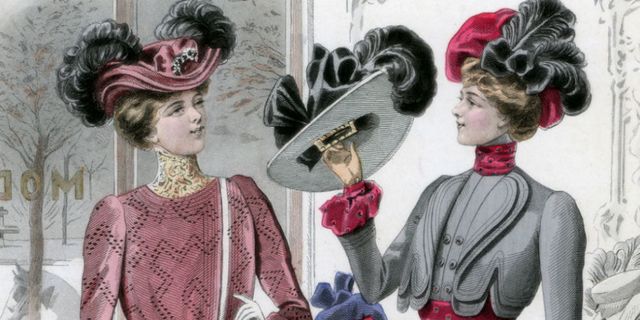 Hairstyle, Style, Art, Headgear, Costume accessory, Fashion, Costume design, Fashion illustration, Victorian fashion, Lipstick, 