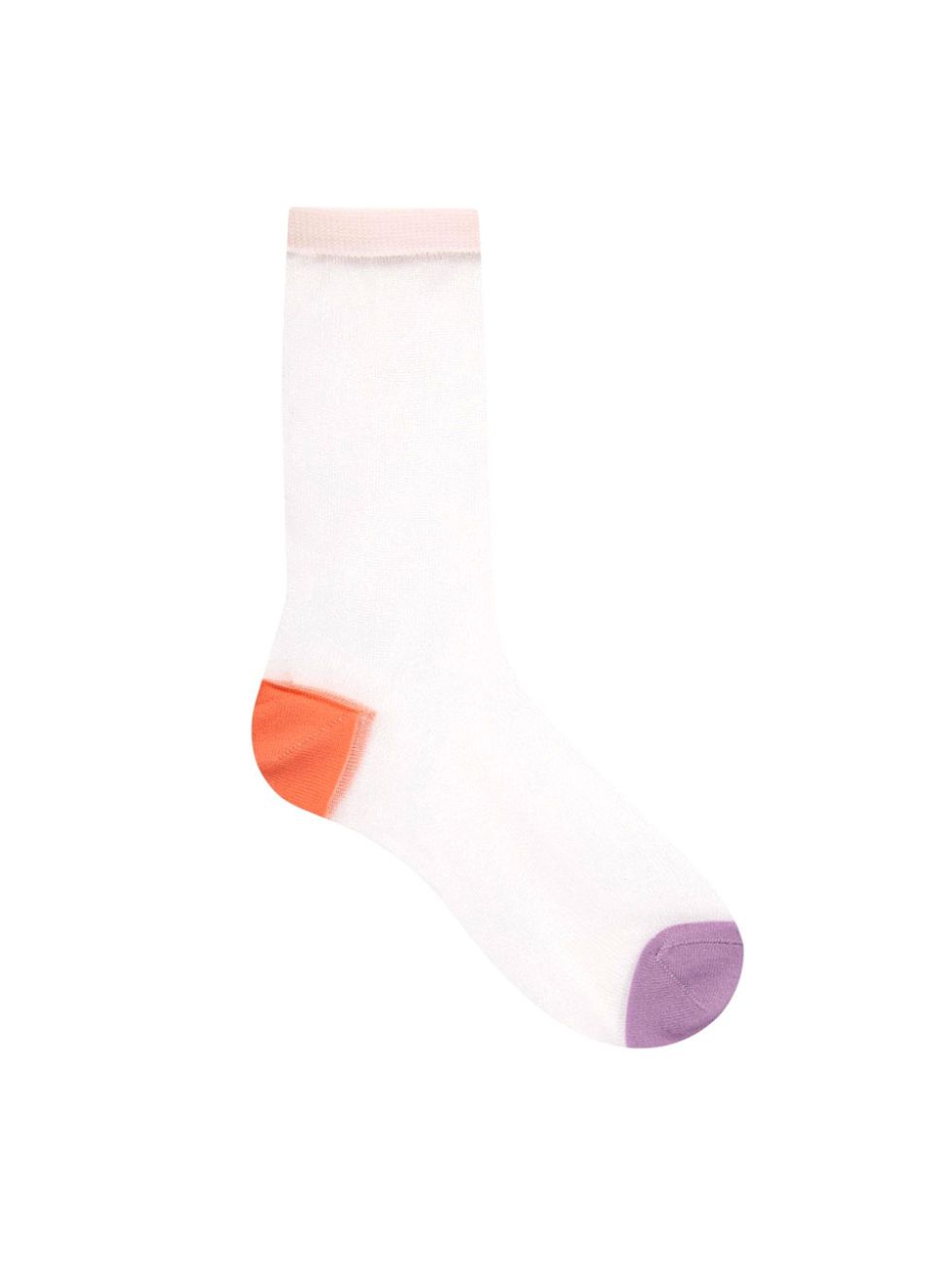 Sock, Boot, Peach, Plastic, Foot, 
