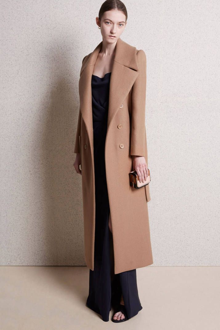 Clothing, Overcoat, Trench coat, Coat, Outerwear, Formal wear, Fashion model, Brown, Dress, Fashion, 