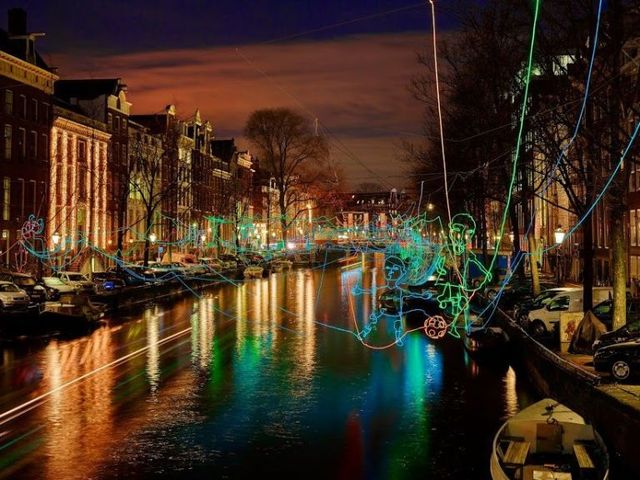 Amsterdam Light Festival - Paths Crossing Ralf Westerhof