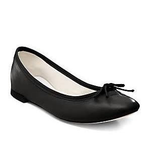 This shoe has a lot to do with Audrey Hepburn's much-copied style: eternally chic, but the best part is obviously the comfort factor. Pair with cropped jeans or black pants. 

<em>Repetto Calfskin Ballet Flat, $270; <a href="http://www.saksfifthavenue.com/main/ProductDetail.jsp?PRODUCT%3C%3Eprd_id=845524446429092&amp;site_refer=GGLPRADS001&amp;cagpspn=pla&amp;CAWELAID=1463187215&amp;catargetid=500002830005596634&amp;cadevice=c">saksfifthavenue.com</a></em>