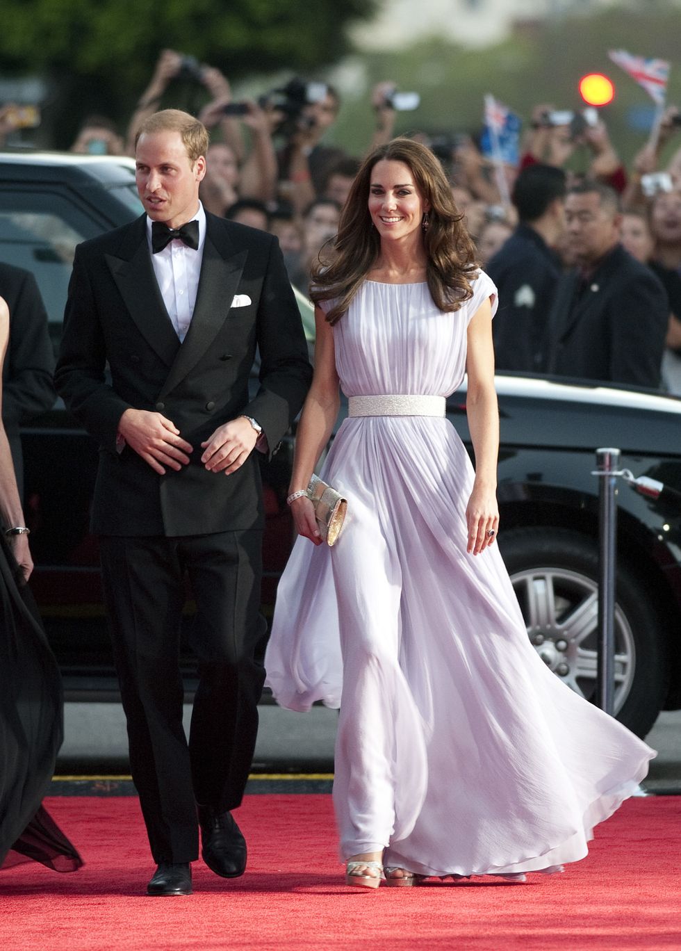 Prince William and Duchess Catherine at the BAFTA Brits to Watch event in Los Angeles July 9, 2011