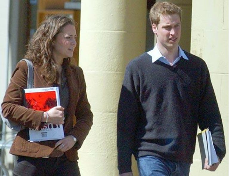 Kate Middleton Prince William St. Andrews in 2003