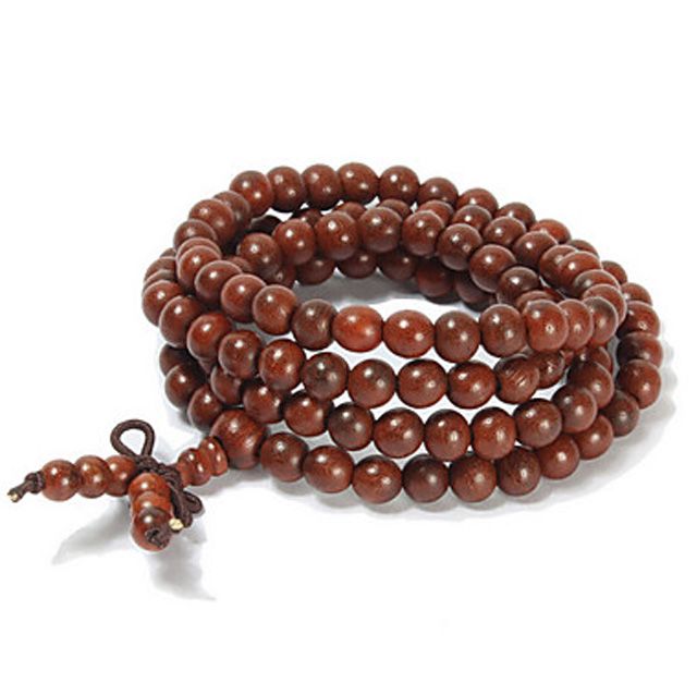 Bead, Religious item, Fashion accessory, Jewellery, Brown, Jewelry making, Buddhist prayer beads, Art, Bracelet, Prayer beads, 