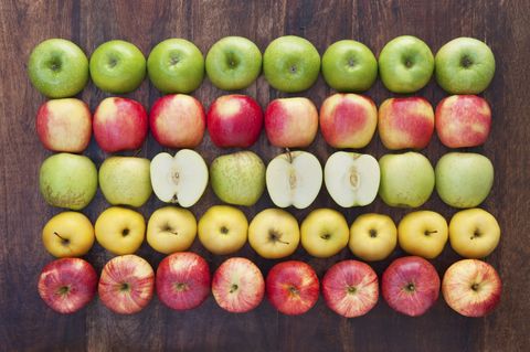 <p>Net zoals de aardbeien, zijn ook appels over het algemeen allemaal vervuild. Als nummer twee op de lijst van vervuilendste voedingsstoffen bevat maar liefst 98 procent van de appels verdelgingsmiddelen. </p>