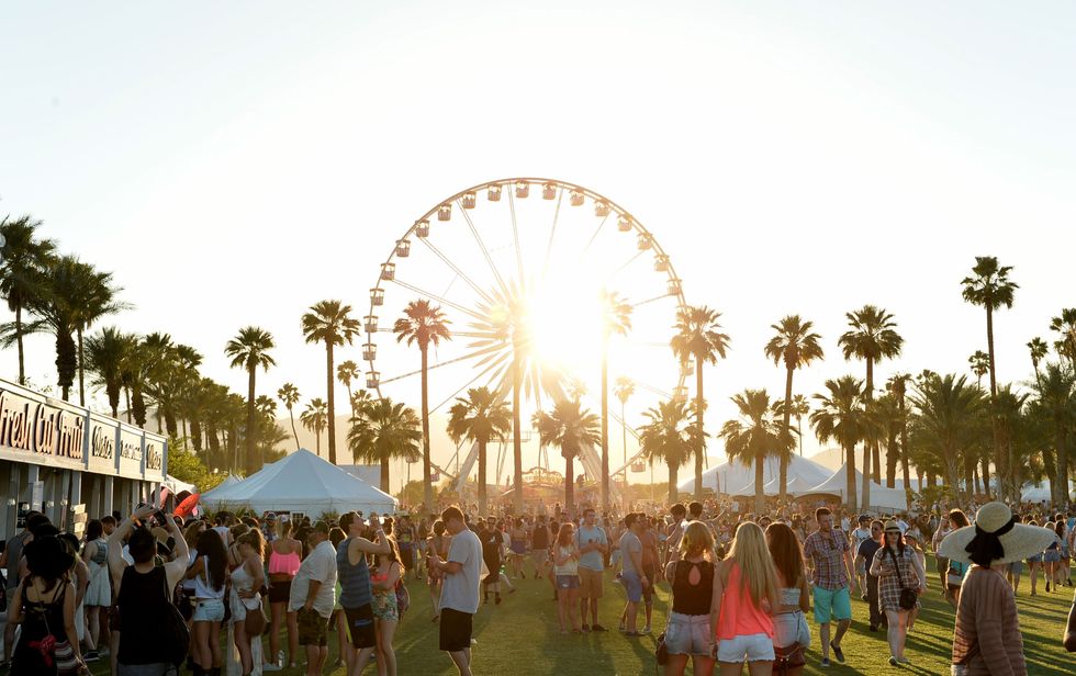 <p><strong></strong><strong>WHEN: </strong>April 15-17; April 22-24, 2016
</p><p><strong>WHERE: </strong>Indio, California
</p><p><strong>WHY: </strong>The pinnacle of summer music festivals, Coachella's draw is as much about its style scene as it is about the music. Every year, hundreds of thousands of flower crown-clad, denim cut-off wearing folk flock to the Indio desert to bask in the SoCal sun, catch some tunes, and rub flash-tatted elbows with celebrities and fashion bloggers alike—all of which will undoubtedly be well documented and highly filtered on Instagram. </p><p><strong>WHO'S PLAYING: </strong>Ellie Goulding, Calvin Harris, Sia, Major Lazer,  Sufjan Stevens, LCD Soundsystem, Guns N' Roses, Disclosure, CHVRCHES, Halsey, and more.  <br>
</p><p><em>For additional information and tickets visit</em> <a href="https://www.coachella.com/" target="_blank"><em>coachella.com</em></a>.</p>
