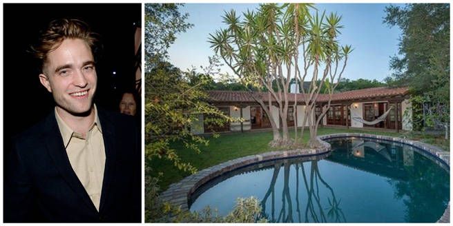 <p>Voormalig vampier en gezicht van Dior Robert Pattinson betaalde maar liefst <strong>$2,2 miljoen</strong> (€1,9 miljoen) voor dit huis met twee badkamers en twee slaapkamers in de Hollywood Hills.</p>