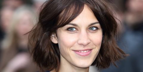 <p>Honestly, Alexa Chung pretty much always has the same haircut except a few inches up or down and with/without bangs. This version is cute, if a bit triangular styled like this. </p>