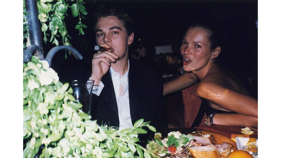 Leonardo DiCaprio en Kate Moss