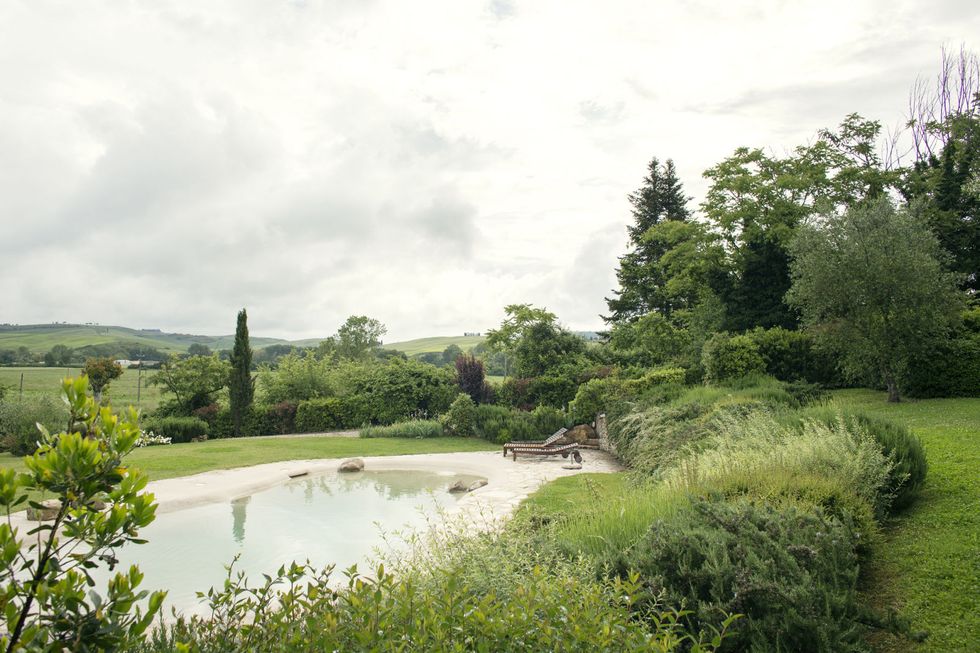 <p>Het huis heeft z'n eigen zwembad met uitzicht over Montalcino's groen. </p>