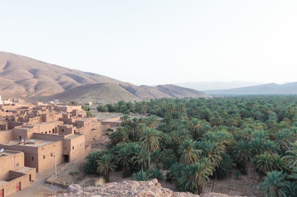 <p>Mooie natuur is er natuurlijk ook te vinden in Marokko. Ver van Marrakech, Fez, Rabat en achter het Atlasgebergte ligt de Draa vallei, tevens de grootste oase van Noord-West Afrika. In deze regio vind je vaak gigantische palmbomen met dadels, groene akkers die afsteken tegen de kleur van het zand en tientallen kasba's van leem. Wie dwars door de Draa vallei tourt kan even stoppen voor een bescheiden lunch in Ouarzazate of M'Hamid. </p>