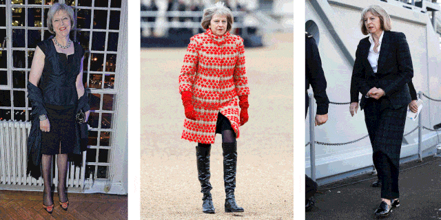 Theresa May schoenen outfits