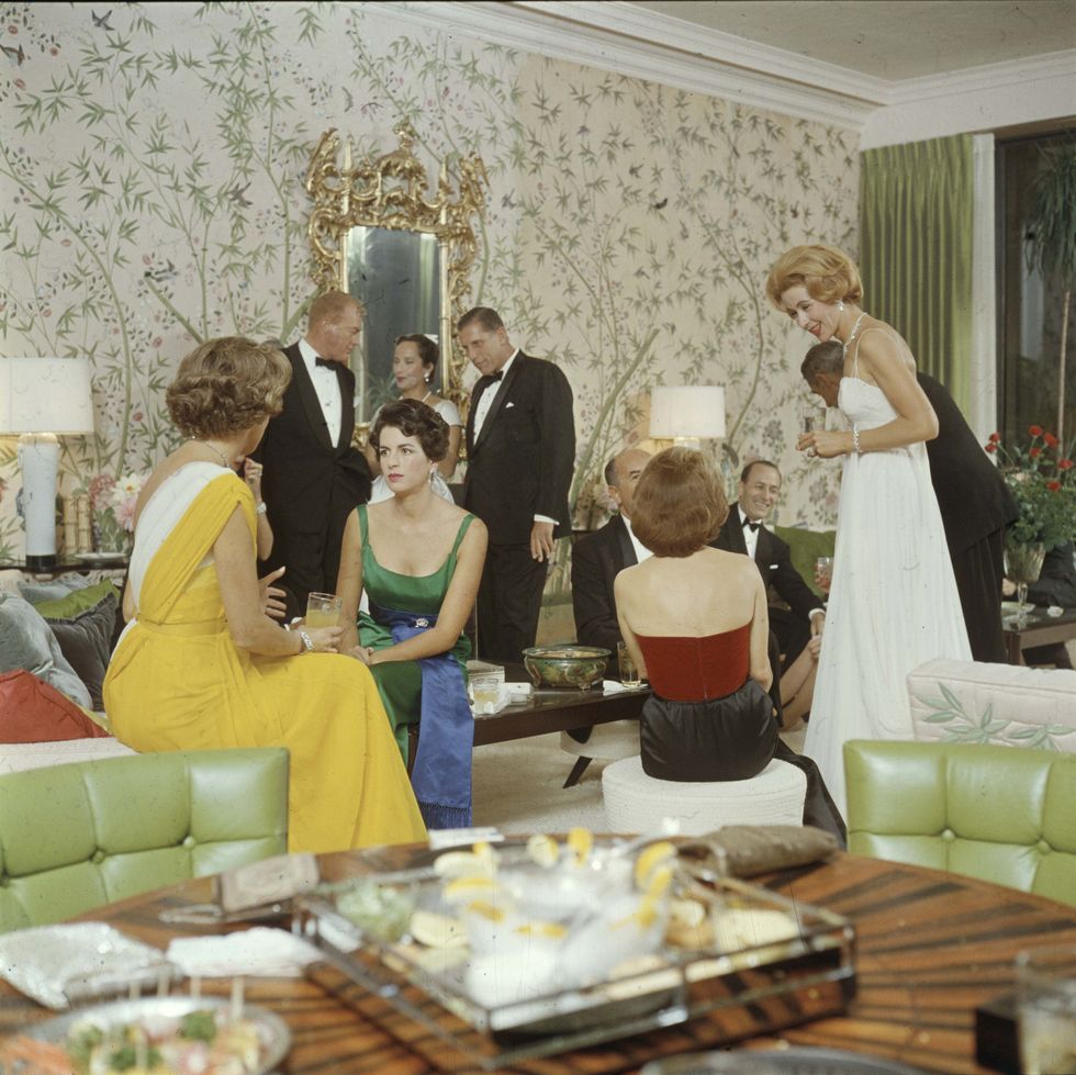 Little Black Tie diner georganiseerd door Betsy in 1959.