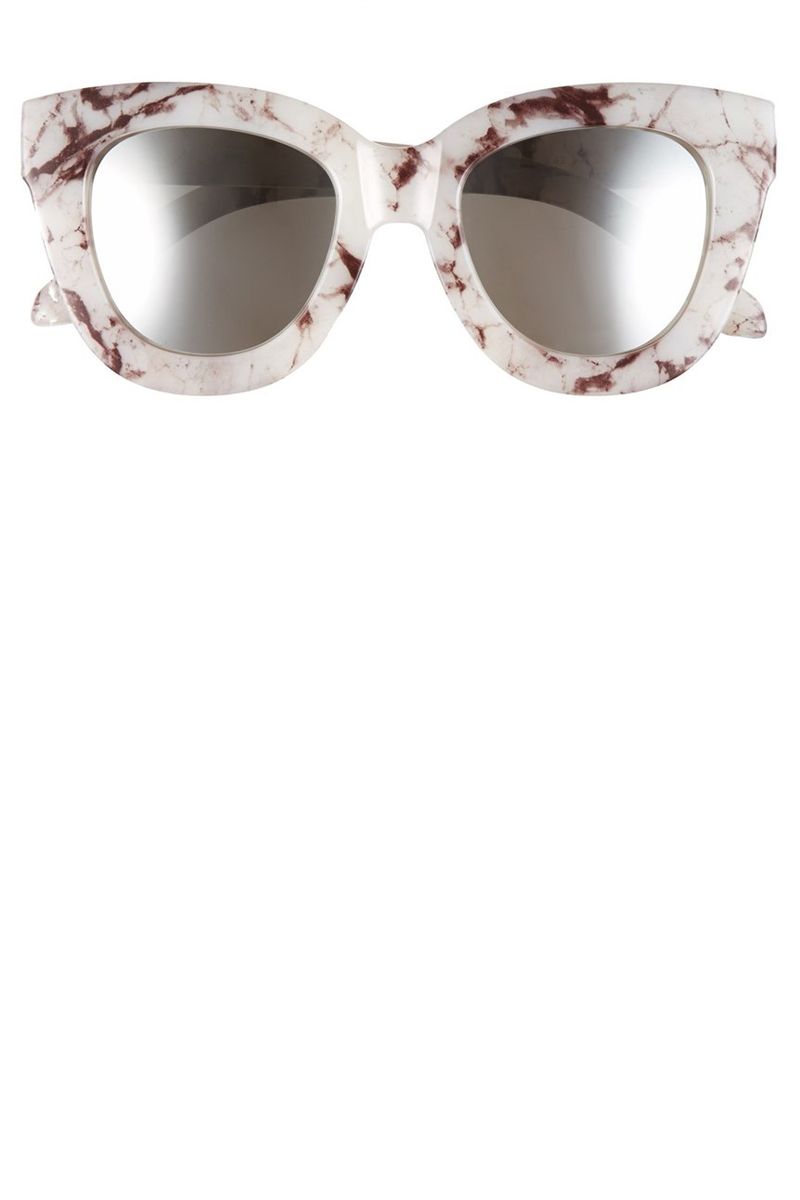 <p><strong>Quay</strong> sunglasses, $50, <a href="http://www.quayaustralia.com/collections/all/products/sugar-spice?variant=6916525699" target="_blank">quayaustralia.com</a>. </p>