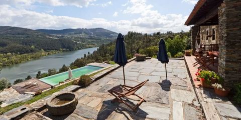 Outdoor furniture, Swimming pool, Flowerpot, Rural area, Cumulus, Hill station, Village, Reservoir, Cottage, Sunlounger, 