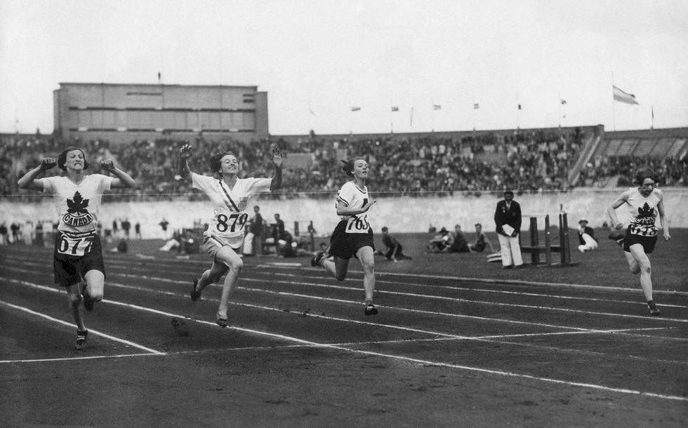<p>In 1936, defending 100-meter dash gold medalist Stella Walsh of Poland lost the race to American Helen Stephens. Walsh's supporters weren't exactly good sports: They responded by crying out that Stephens's time was simply too fast for a woman, and demanded that a gender examination be performed. Stephens submitted to the humiliating test, letting the Olympic committee perform a physical examination to confirm that she was a woman. The story doesn't totally end there, crazily enough. Decades later, Stella Walsh was shot to death outside a Cleveland shopping mall in 1980, and when they performed an autopsy, it was discovered that <em>Stella Walsh</em>, actually, had male genitalia—<em>not</em> Helen Stephens.</p>