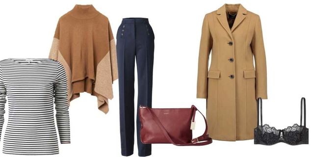 Brown, Collar, Sleeve, Textile, Coat, Outerwear, Formal wear, Bag, Pattern, Blazer, 