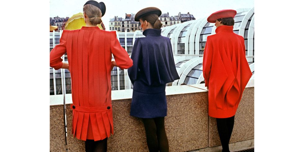 <p>Modellen in Pierre Cardin, 1980</p>