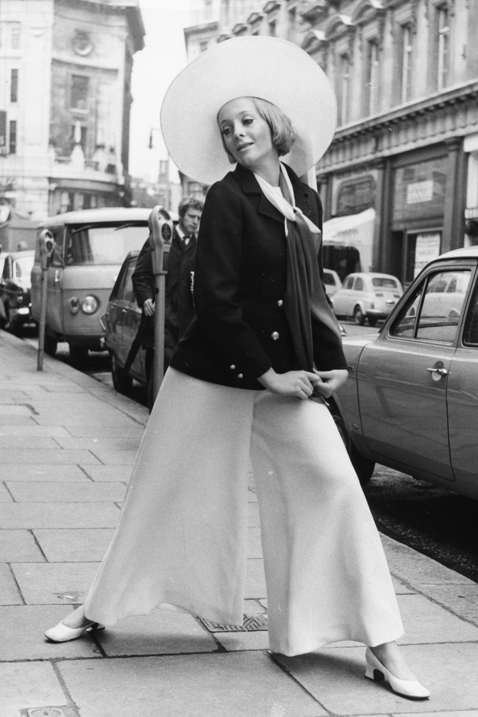 <p>Genevieve Waite in Londen, 1968</p>