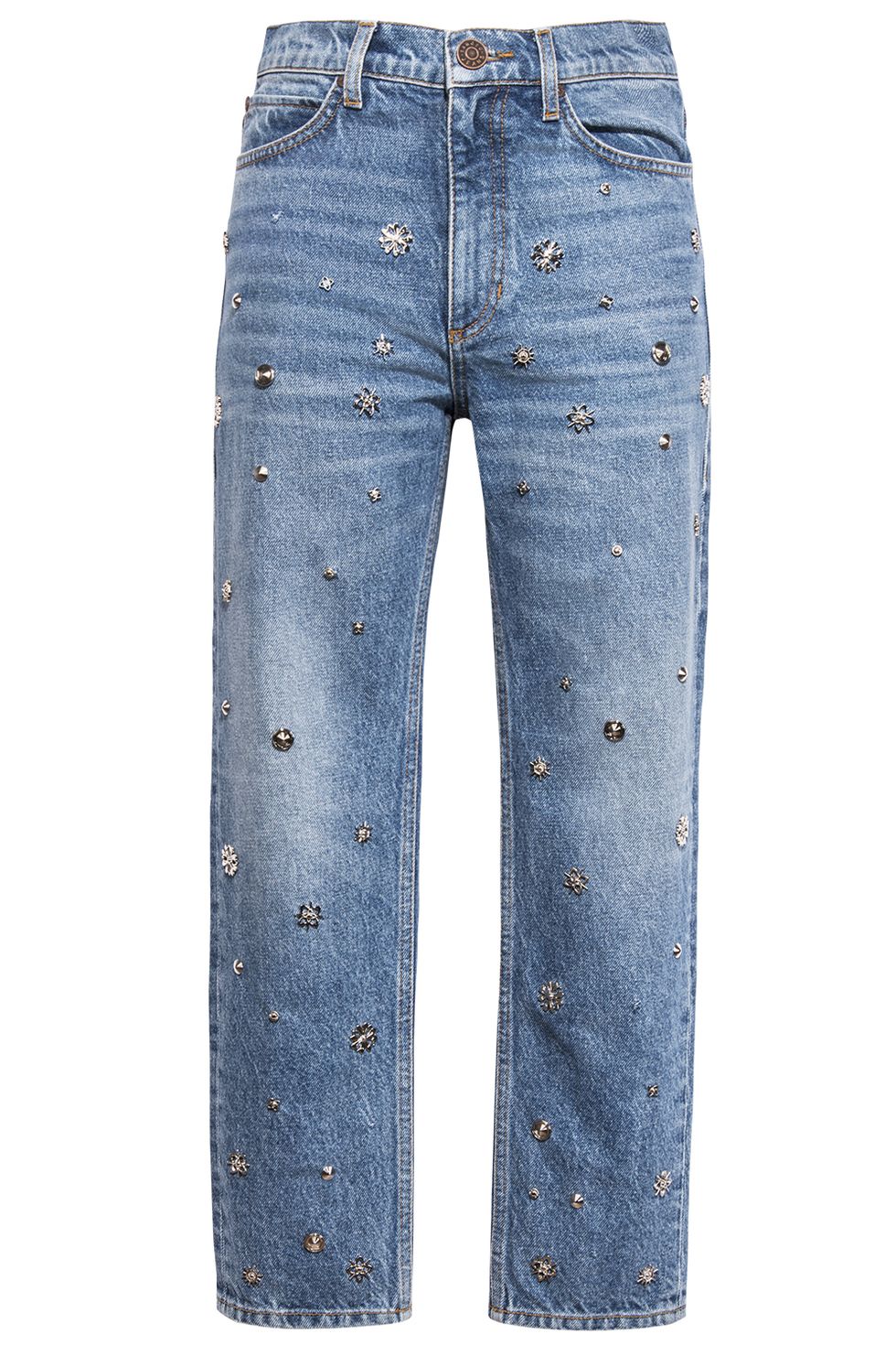 <p>"Denim jeans! I don't even know how many pairs I actually own. It's a key piece that's always a great start to an outfit, and it can be endlessly mixed depending on your mood." <em data-redactor-tag="em" data-verified="redactor">—Evelyne</em></p><p><em data-redactor-tag="em" data-verified="redactor">Sandro jeans, $395, <a href="http://sandro.com/" target="_blank" data-tracking-id="recirc-text-link">sandro.com</a>.</em></p>