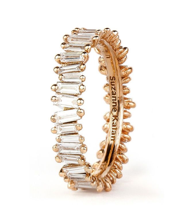 suzanne kalan baguette diamond band ring