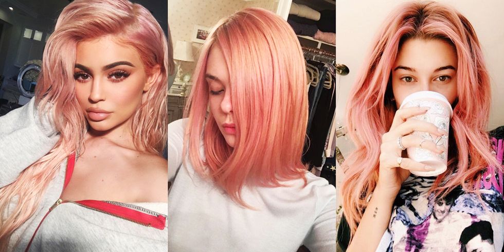 <p>The cotton candy color works on blondes and brunettes alike.</p>