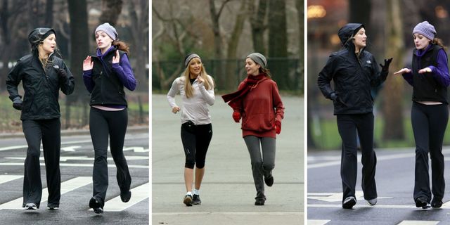 People, Jogging, Walking, Fashion, Street fashion, Recreation, Footwear, Running, Outerwear, Winter, 