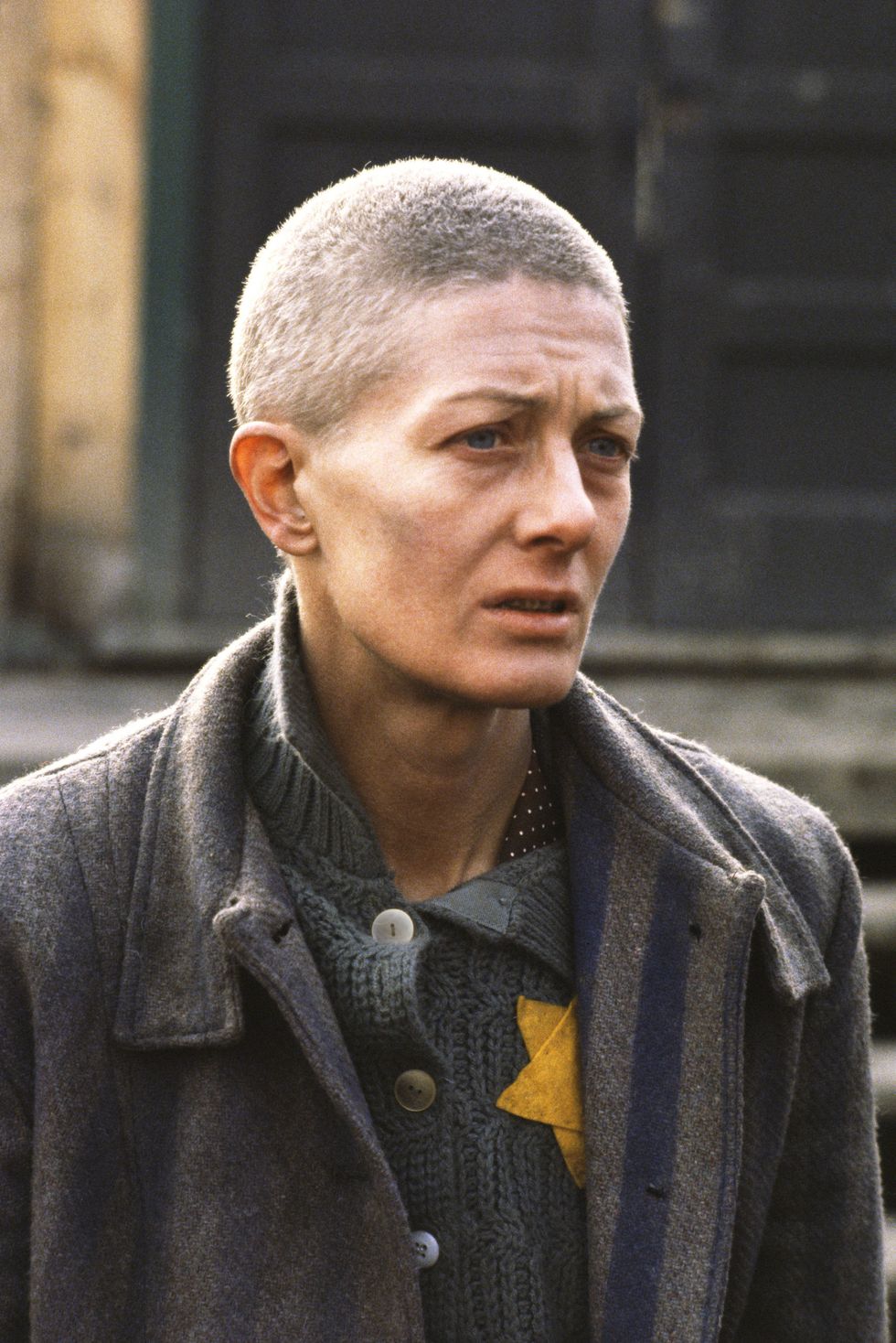 <p>Actress Vanessa Redgrave appeared with a buzz cut in the 1980 TV movie, <em>Playing for Time</em>. </p>