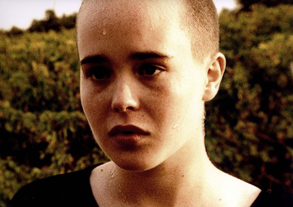 <p>In 2005, two years before her star-making turn as Juno, Ellen Page shaved her head for her role in the British film <em>Mouth to Mouth</em>.</p>