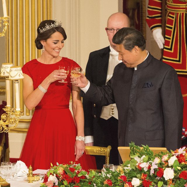 Kate Middleton rode jurk