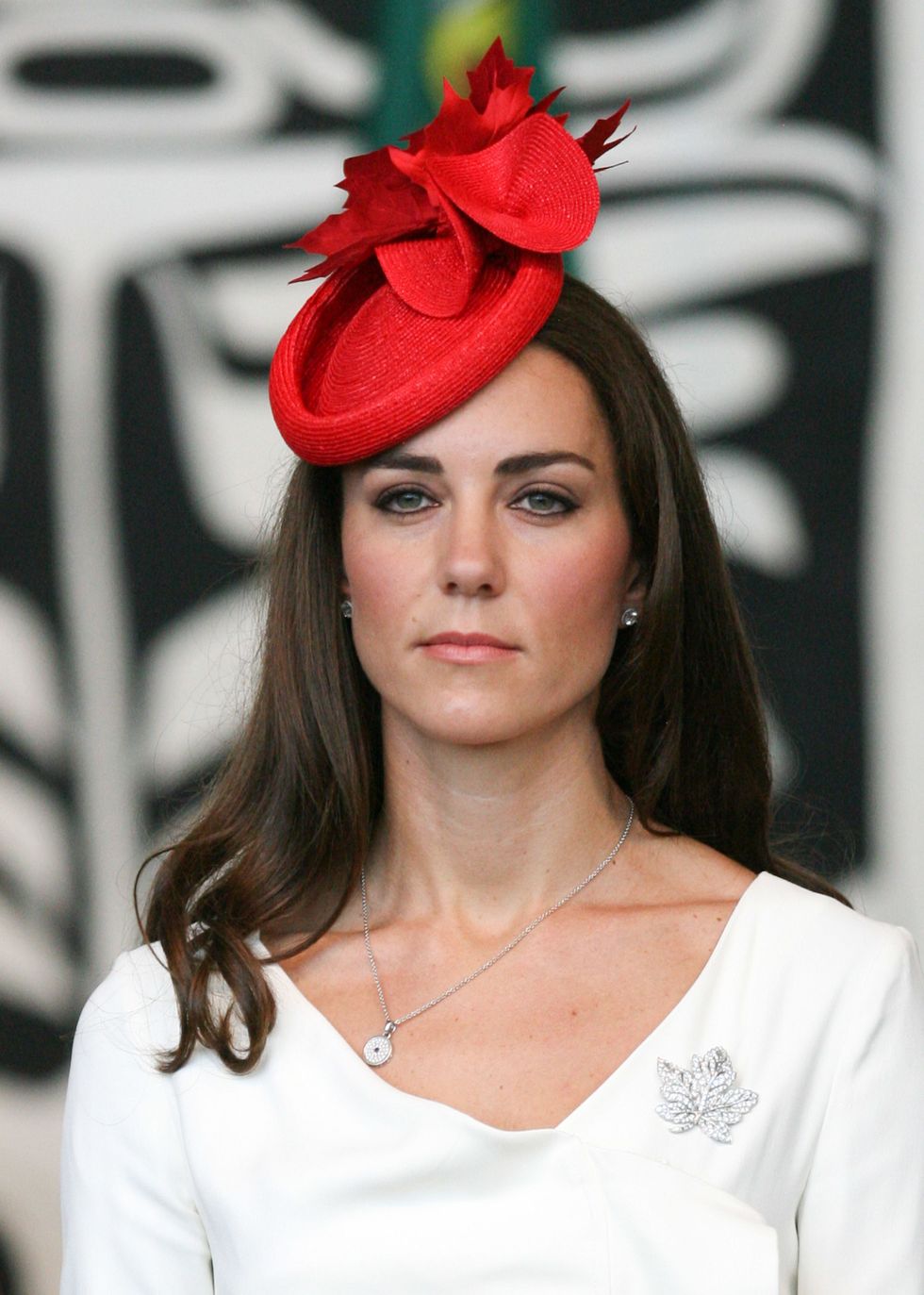 Kate Middleton Best Hairstyles - red fascinator