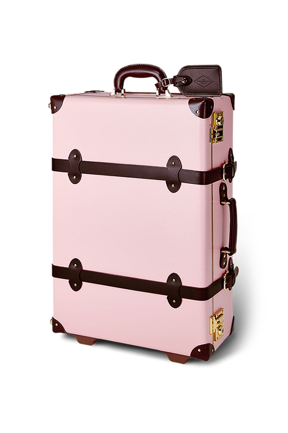 <p>She's a beaut, ain't she? But make sure to lock her up tight, lest she disappear into the that great warehouse in the sky forever.&nbsp;</p><p>$789, <a href="https://www.steamlineluggage.com/artiste-pink-carryon.html" target="_blank" data-tracking-id="recirc-text-link">steamlineluggage.com</a>.</p>