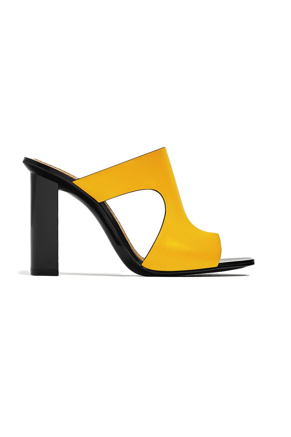 <p>They look like a piece of art—and keep your feet happy to boot.</p><p>Leather High Heel Sandals, $69.90; <a href="http://www.zara.com/us/en/woman/shoes/view-all/leather-high-heel-sandals-c719531p4165012.html" target="_blank" data-tracking-id="recirc-text-link">zara.com</a></p>