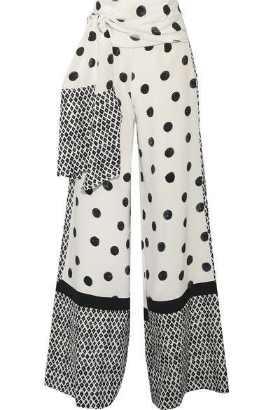 Pattern, Clothing, Polka dot, Design, Outerwear, Sleeve, Dress, Trousers, Black-and-white, Pattern, 