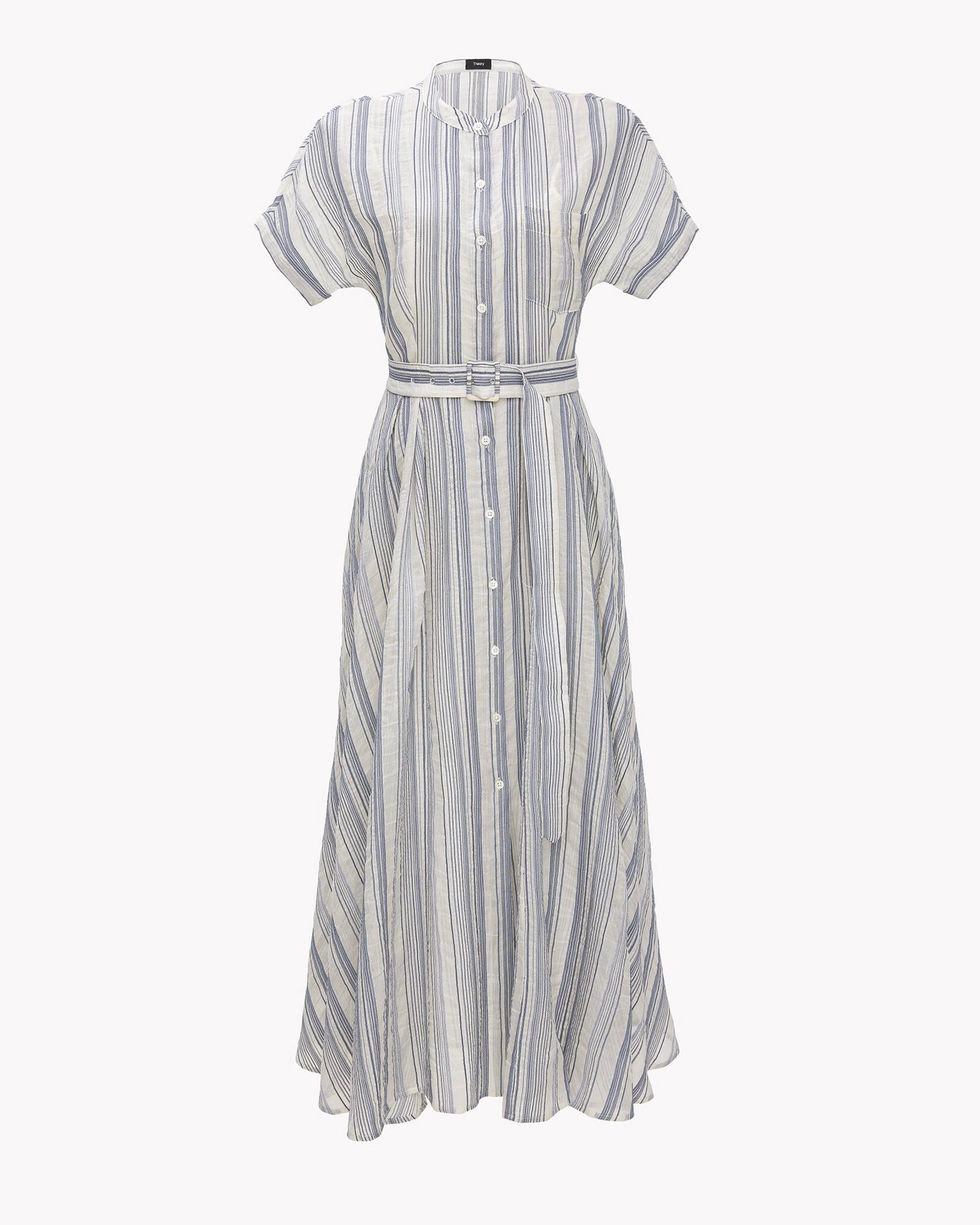 Clothing, White, Day dress, Dress, Robe, Sleeve, Gown, Shoulder, Cocktail dress, Nightwear, 