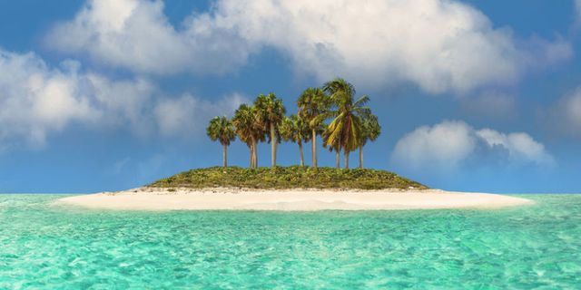 Tropics, Nature, Tree, Sky, Natural landscape, Palm tree, Sea, Caribbean, Vegetation, Islet, 
