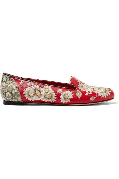 Red, Carmine, Maroon, Ballet flat, Natural material, Embellishment, 