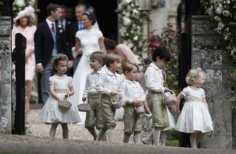 <p>Royal wedding parties are usually&nbsp;made up of <a href="http://www.mirror.co.uk/news/uk-news/look-back-royal-bridesmaids-pageboys-10448795" data-tracking-id="recirc-text-link">younger children.</a></p>