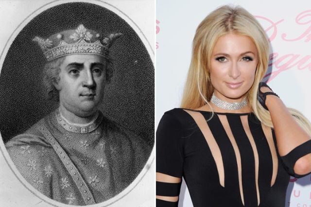<p>Wie had het ooit gedacht: <strong data-redactor-tag="strong" data-verified="redactor">Paris Hilton</strong> is familie van <em data-redactor-tag="em" data-verified="redactor">royalty</em>. Ze stamt af van Koning Henry II van Engeland, van haar vaderskant.</p>