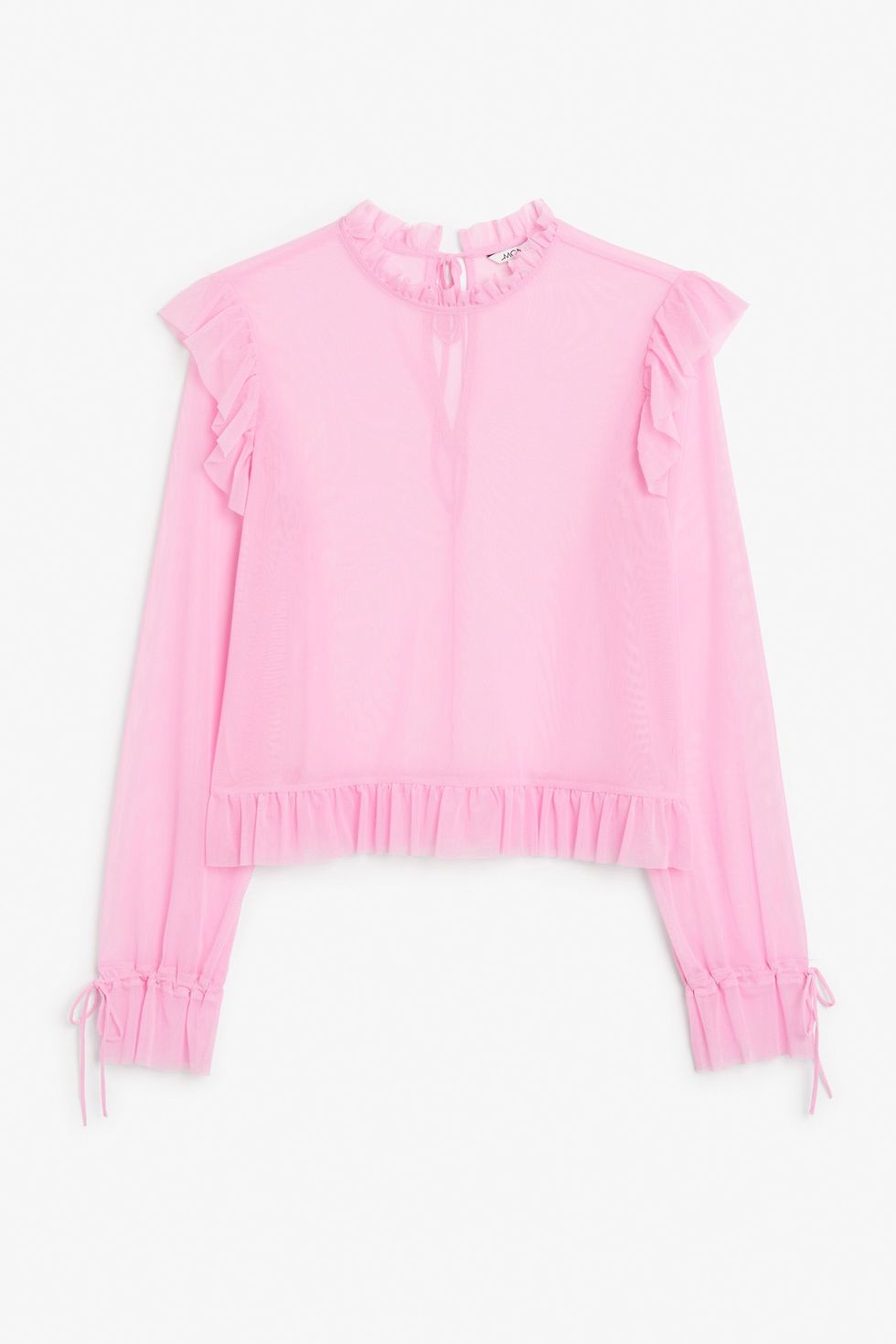 Clothing, Pink, Sleeve, Outerwear, Blouse, Collar, Neck, Top, Crop top, T-shirt, 