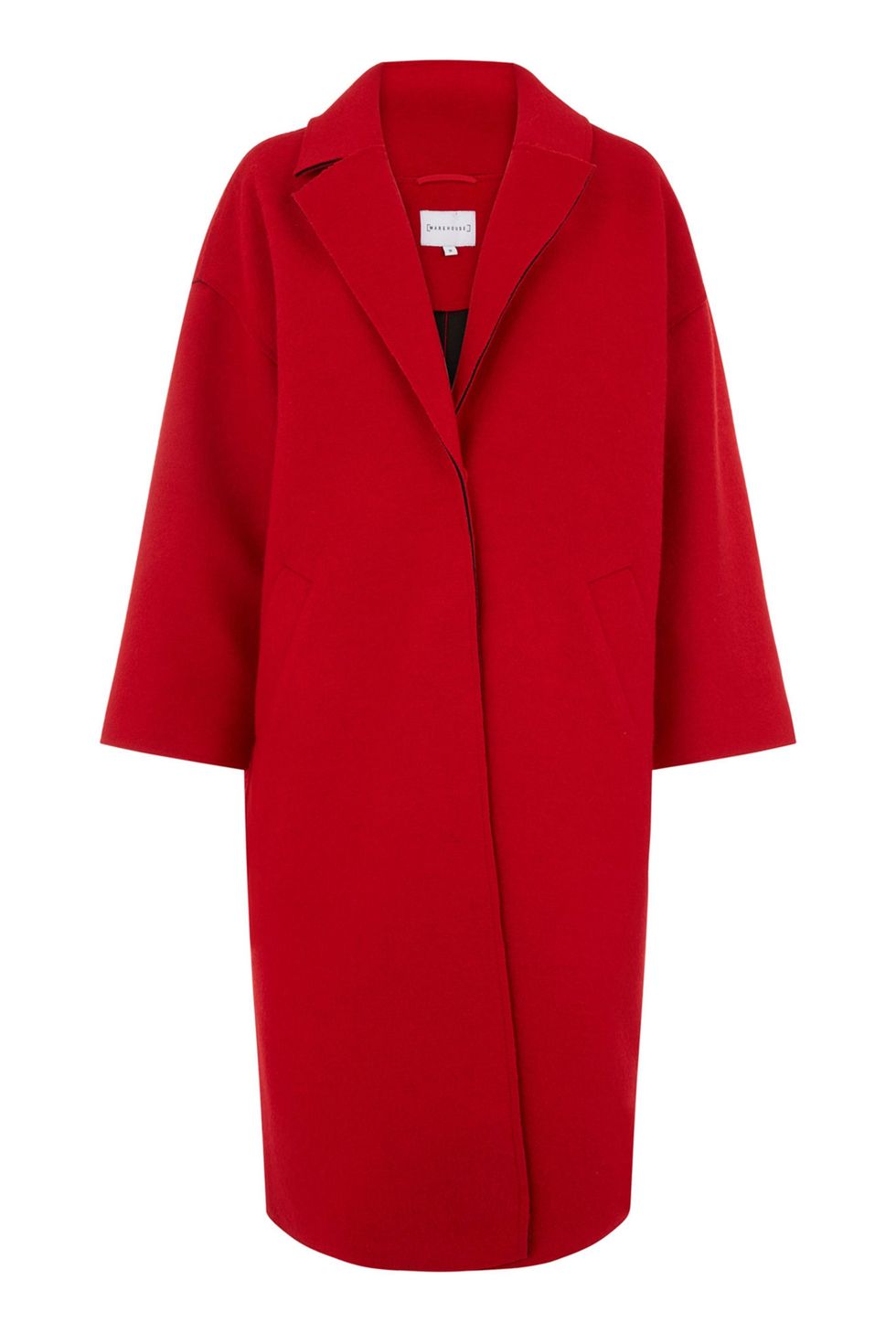 Clothing, Red, Outerwear, Sleeve, Coat, Collar, Overcoat, Robe, 