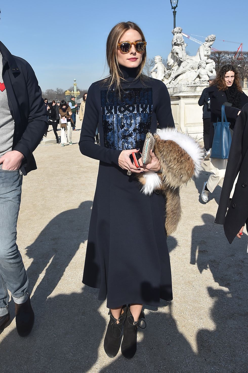 Olivia Palermo Street Snap Styles with Fur