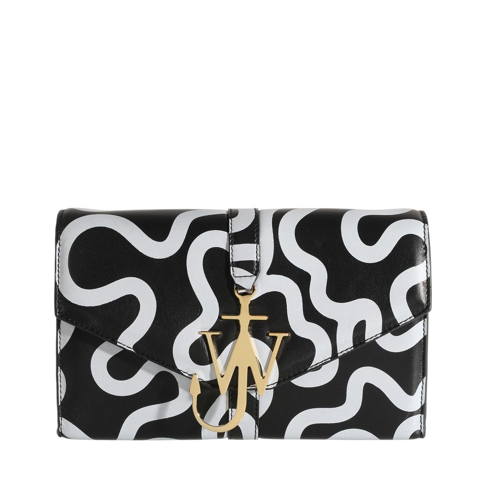 Keith Haring塗鴉小牛皮肩背包，約NT34,000，J.W Anerson